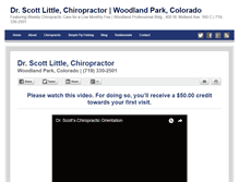 Tablet Screenshot of drscottlittle.com